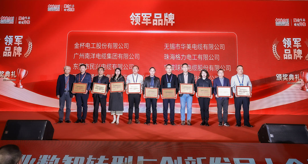 龙8头号玩家
荣获中国线缆行业领军品牌企业！